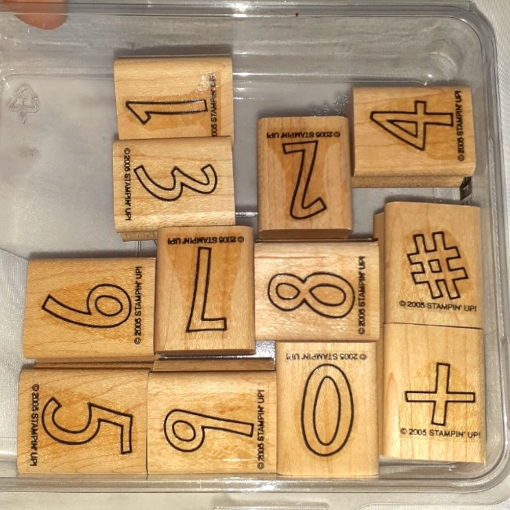 Stampin' Up! - On the Edge Numbers